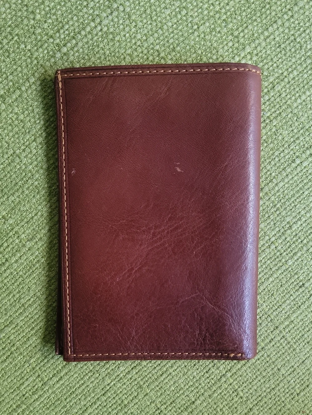 Vera Pelle Brown Leather Bifold Wallet